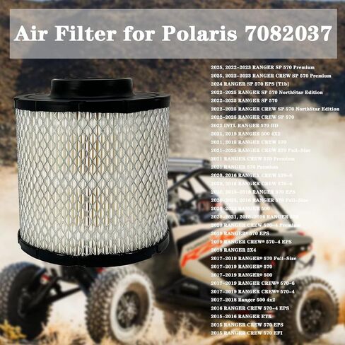 7082037 Air Filter for Polaris Ranger 570 500 570 EFI ATV ACE Ranger 570 500 325 EFI 2014-2023 Polaris Side by Side Accessories Ranger 570 EFI Replace 2521372 (1 Pack) in Saudi Arabia