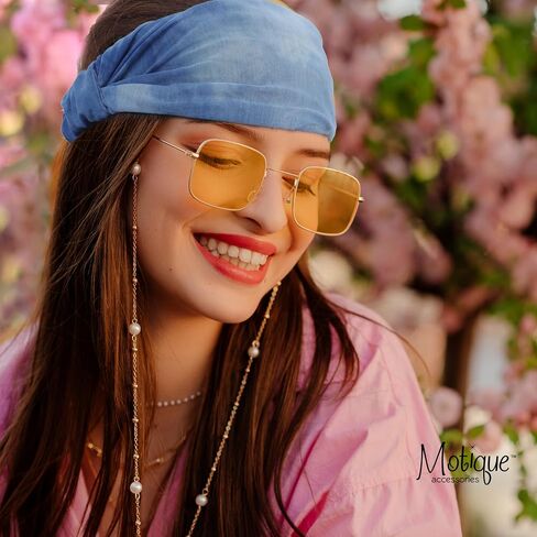 Motique Accessories Brown Soft Headwrap Tye Dye Boho Wide Headband Yoga in Kuwait