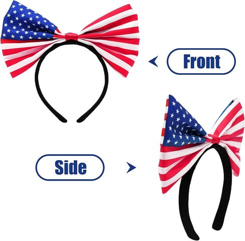 Rainbow Headband Bowknot Pride Head Bopper for Women, Pride Rainbow Hair Accessories in Kuwait