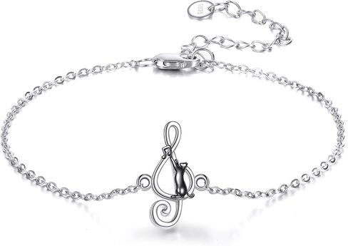 BAT BAT/CAT سوار 925 Sterling Silver Animals Bracelet BAT/CAT HOMERS FOR in Kuwait