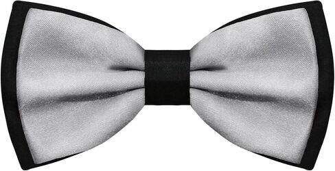 Bow Ties for Men, Pre-Tied Bow Tie Adjustable Bowties Solid Color Bow Ties for Wedding Party Prom Ceremony Tuxedo in Saudi Arabia