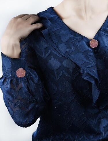Classic Flower Button Cover for Shirt Cuff Wedding Tuxedo Formal Business Shirt Accessories Cufflinks Skirt Buttons in Kuwait