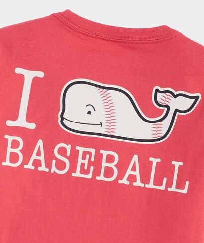 vineyard vines Boys' I Whale Baseball Short-Sleeve Pocket Tee in Saudi Arabia
