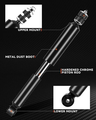 Rear Strut Assembly for 2006-2011 Civic, Shock Absorber Rear Replace 5609, 2PCS in Kuwait