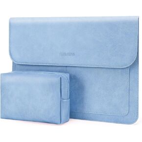حقيبة كمبيوتر محمول MOSISO مقاس 13 بوصة متوافقة مع MacBook Air 13.6 2024-2022 M3 A3113 M2 A2681/Air 13 2022-2018 M1/Pro 13 2024-2016 M2 M1، حقيبة حمل بغطاء من جلد البولي يوريثان مع حامل وحقيبة صغيرة، بيج in Kuwait