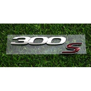 1pc Custom 300-S Trunk Emblem Nameplate 3D Badge Replacement for New 2020-2023 NoiseTrunk (Glossy Black)