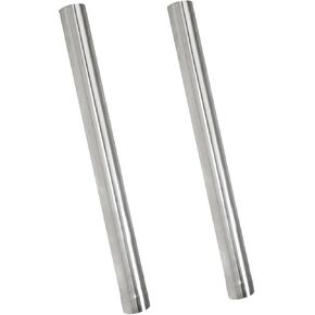 DIY 304 الفولاذ المقاوم للصدأ 4 '' الأنابيب المستقيمة 2pcs ، 45 بوصة طول العادم mandrel ، نظام العادم العالمي 4 بوصة