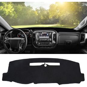 غطاء DASH لـ Chevy Silverado 1500/GMC SIERA 1500 2014-2018 ملحقات لوحة دائرة القيادة حصيرة لتشيفي سيلفرادو/GMC SIERRA