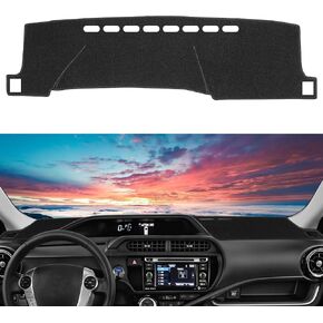 Dash Cover Mat Custom Fit for Toyota Sienna 2021 2022 2023 2024 2025 Dashboard Mats Dash Carpet Protector