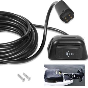 1810150 Remote Switch Fit for Minn Kota Deckhand 40 Anchor, 25 Feet Cord for Hand-held, in-Dash Mounted or Surface-Mounted