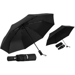 Yoobure Windproof Travel Umbrella & Small Mini Umbrella with Case