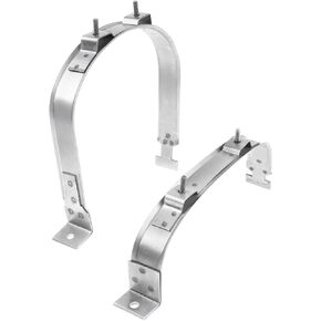 A-Premium Fuel Tank Straps Compatible with Ford F-150 2009-2014 Lobo Lincoln Mark LT 2010-2014 with Skid Plate 2-PC Set