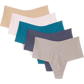 Hanky ​​Panky Women’s Trepesoft High Rise Thong 5 Pack