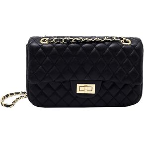 Fashion Trendy Ladies Side Bags Small Chain Leather Fabric Women Purse Handbags Shoulder Bags