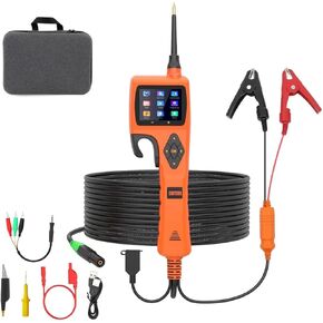 CMTOOL Power Circuit Probe Tester Kit, Car Circuit Tester 9-30V AC DC Voltage Meter, Fuse Tester Automotive Kit, with 14 Languages, 20ft Extension Test Line