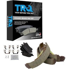 TRQ Brake Pads Ceramic Compatible with 2010-2011 Chevrolet HHR
