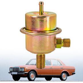 0280161007 Fuel Pressure Regulator Damper Compatible With 1976-1981 Benz W116 W123 W126 280E 280CE 280SE 450SL 450SEL 450SLC For 1980-1982 Porsche 92811023102 A0000780592