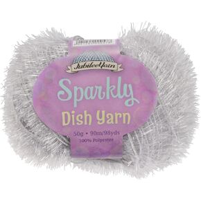 JubileeYarn Sparkle Dish Scrubby Yarn - Worsted Weight - 50g/Skein - Variety Pack - 4 Skeins