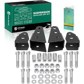 YHTAUTO 2 inch Front and 2 inch Rear UTV Full Leveling Lift Kit w/Hardwares Compatible with Kawasaki Teryx/Teryx4 750 2012-2013, Teryx/Teryx4 800 2015-2022, 2 Seat/4 Seat, Suspension Leveling Lift Kit