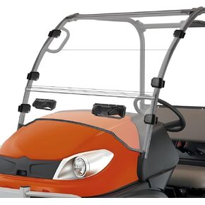 StarknightMT Front Windshield Compatible with Kubota RTV 400 500 520 Scratch Resistant Full Window Clear PC Windowscreen RTV Accessories