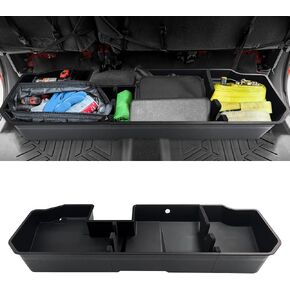Maxdom تحت تخزين المقعد FIT لـ (2019-2024) Chevy Silverado 1500/GMC Sierra 1500 (2020-2024) 2500 3500 HD | مربع منظم المقعد الخلفي Double & Crew CAB