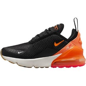 Nike Air Max 270 Little Kids 'Shoe (AO2372-037 ، Crimson/Bright Crimson/Phantom/Total Orange) 3