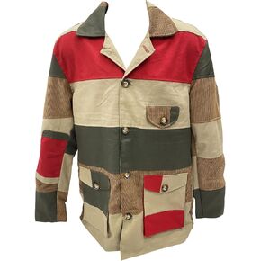 Raoul Duke Patchwork Style Field Jacket - Mens Small