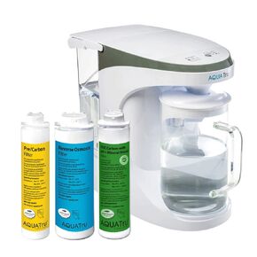 AQUA TRU Carafe | Countertop Water Purifier for PFAS and Other Contaminants with Exclusive 4-Stage Ultra Reverse Osmosis Technology (No Plumbing or Installation Required) | BPA Free