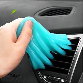Cleaning Gel for Car Interior,Air Vents,Keyboard | Car Slime,Car Putty for Cleaning | Car Duster Interior | Keyboard Cleaner Gel | Car Cleaning Supplies | 180g | Blue | Gifts for Men Women