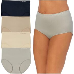 Ellen Tracy Women Full Branties Creadable Creadible Conflies 4-Pack-Pack Multipack (الحجم العادي وحجم زائد)
