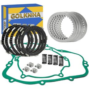 Clutch Kit & Cover Gasket Compatible with Kawasaki KX80 KX85 KX100 KX112 1998-2024
