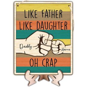 Funny Father Day Gamer Dad Daddy Gifts Personalized Gamer Dad Just Like A Normal Dad Only Much Cooler Wooden Plaque Best Gifts Idea For Gaming Dad Husband Men Father's Day Birthday Wall Hanging Sign