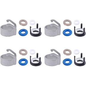 ApplianPar 4Pcs Engine Fuel Injector Seal Repair Kit for A3 A4 A5 Q3 TT Quattro