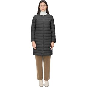 S ・ Deer Women Women's Lightweight Goose Down Down Winter Short أسفل سترة معطف دافئ لللبن المشي لمسافات طويلة للتزلج على الجليد