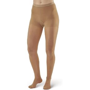 Ames Walker Aw Style 78 Soft Sear 8-15 MmHg pantyhose Queen Natural Plus