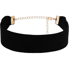Sacina Black Velvet Choker, Black Necklace for Women, Vintage Necklace, Gothic Goth Choker, Christmas Jewelry Gift for Women