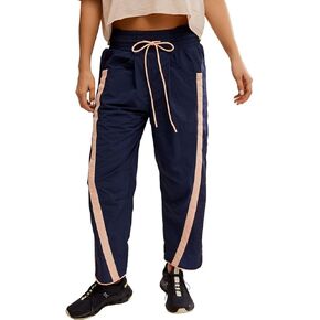 Free People Women's Champ is Here Pants, Midnight Navy/Pastel