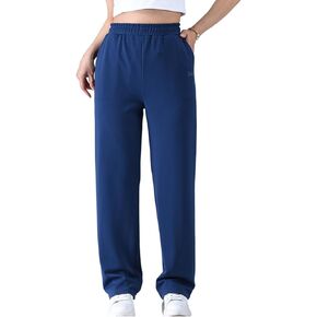 Zoulee Women's Summer High Rise Drawstring-Waist Sweatpants Straight Pants in Kuwait