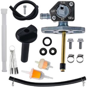 Fuel Valve Petcock Tank Switch Fit for Honda Rancher 350 420 Recon 250 Foreman 400 450 FourTrax Foreman Rubicon 500 TRX250 TE/TM TRX350 400 420 500 Replace 16950-HN7-003 16963-HM8-000ZA