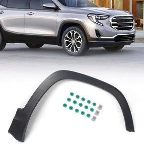 Front Fender Flare Compatible with GMC Terrain 2018 2019 2020 2021 2022 2023 2024 Wheel Opening Flare Molding Arch Trim Left Driver Side LH 84325118 GM1290256