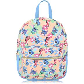 Disney Lilo and Stitch Backpack for Women, Men, Boys, Girls, Unisex | Cute PU Leather 10" Stitch Mini Backpack Purse Shoulder Purse | Stitch Bag and Stitch Accessories