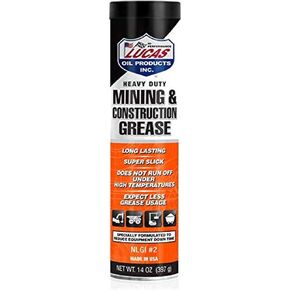Lucas Oil H/D Minng & Construction Grease/30x1/14.0 OZ Cartridge