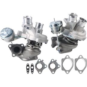 DL3E6C879AD DL3E6K682AE Left & Right Turbocharger w/Gasket 2Pcs Fits for 3.5L Ford Expedition F-150 Transit-150 Transit-250 Transit-350 2013 2014 2015 2016 OE 53039880469 53039880470