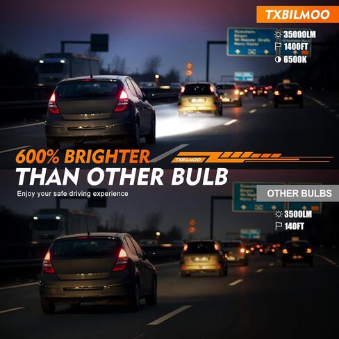 Compatible For Toyota Highlander 2014-2019 9005 H11 High/Low Beam H11 Fog Light Bulbs Pulg And Play IP68 Pack of 6 in Saudi Arabia