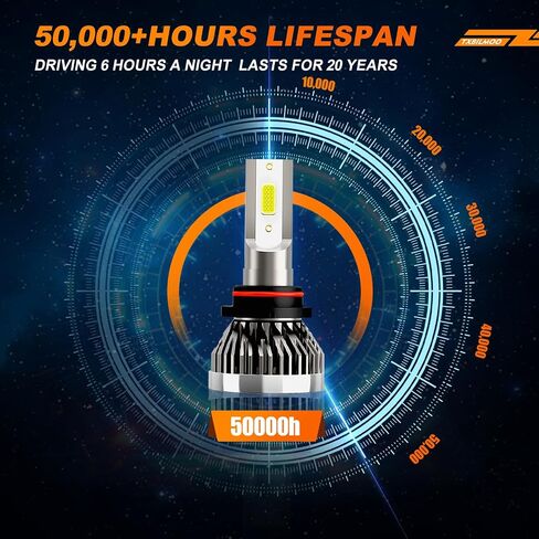 Compatible For Toyota Highlander 2014-2019 9005 H11 High/Low Beam H11 Fog Light Bulbs Pulg And Play IP68 Pack of 6 in Saudi Arabia