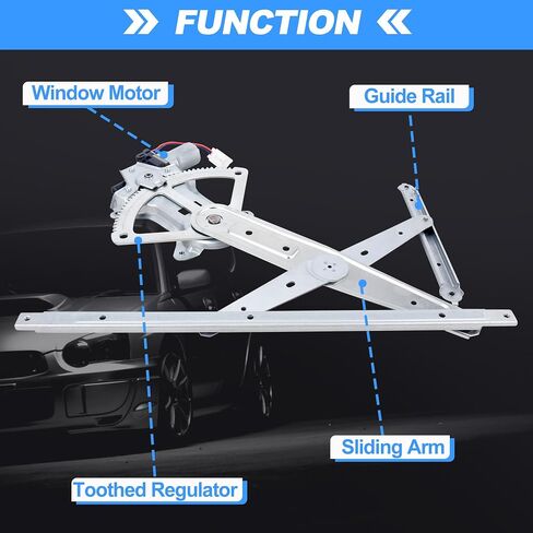 19024 Front Left Window Regulator Compatiable with Toyota 2003-2008 Corolla in Saudi Arabia