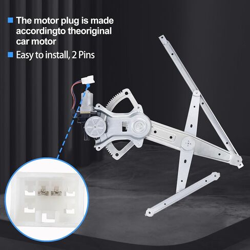 19024 Front Left Window Regulator Compatiable with Toyota 2003-2008 Corolla in Saudi Arabia