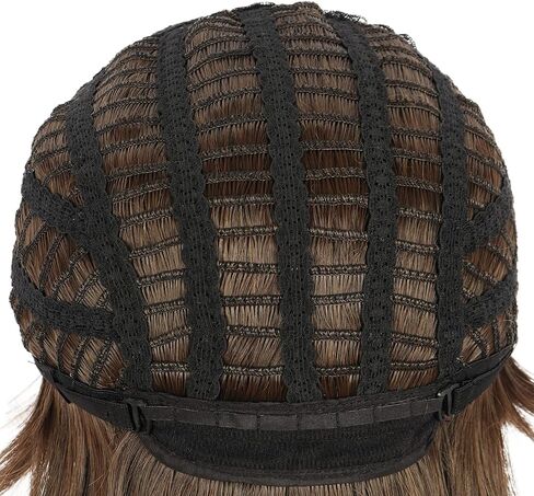 Karlery Long Straight Brown 70s 80s Disco Mullet Wig Halloween Costume Wig Cosplay Punk Rock Wig in Kuwait