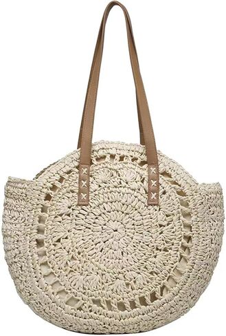 Summer Knitted Shoulder Bag bags for 2025, Bohemian Hobo Beach bag Casual Designer Purse for Women in Saudi Arabia