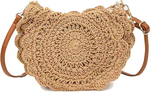 Summer Knitted Shoulder Bag bags for 2025, Bohemian Hobo Beach bag Casual Designer Purse for Women in Saudi Arabia